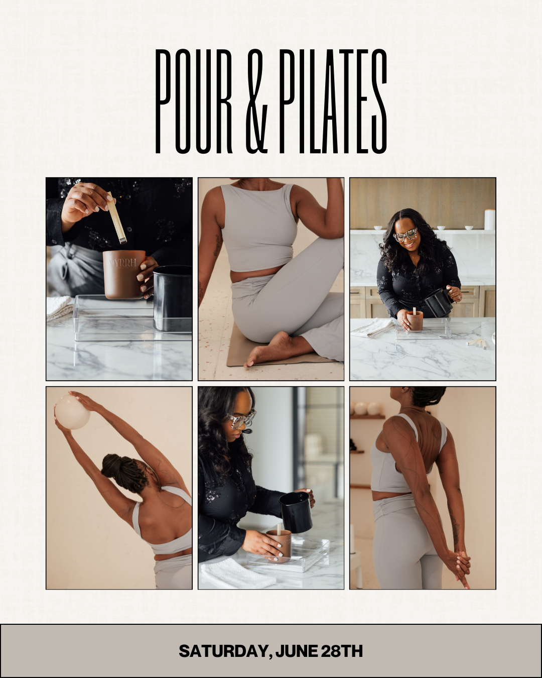 Pour & Pilates: A Restorative Experience