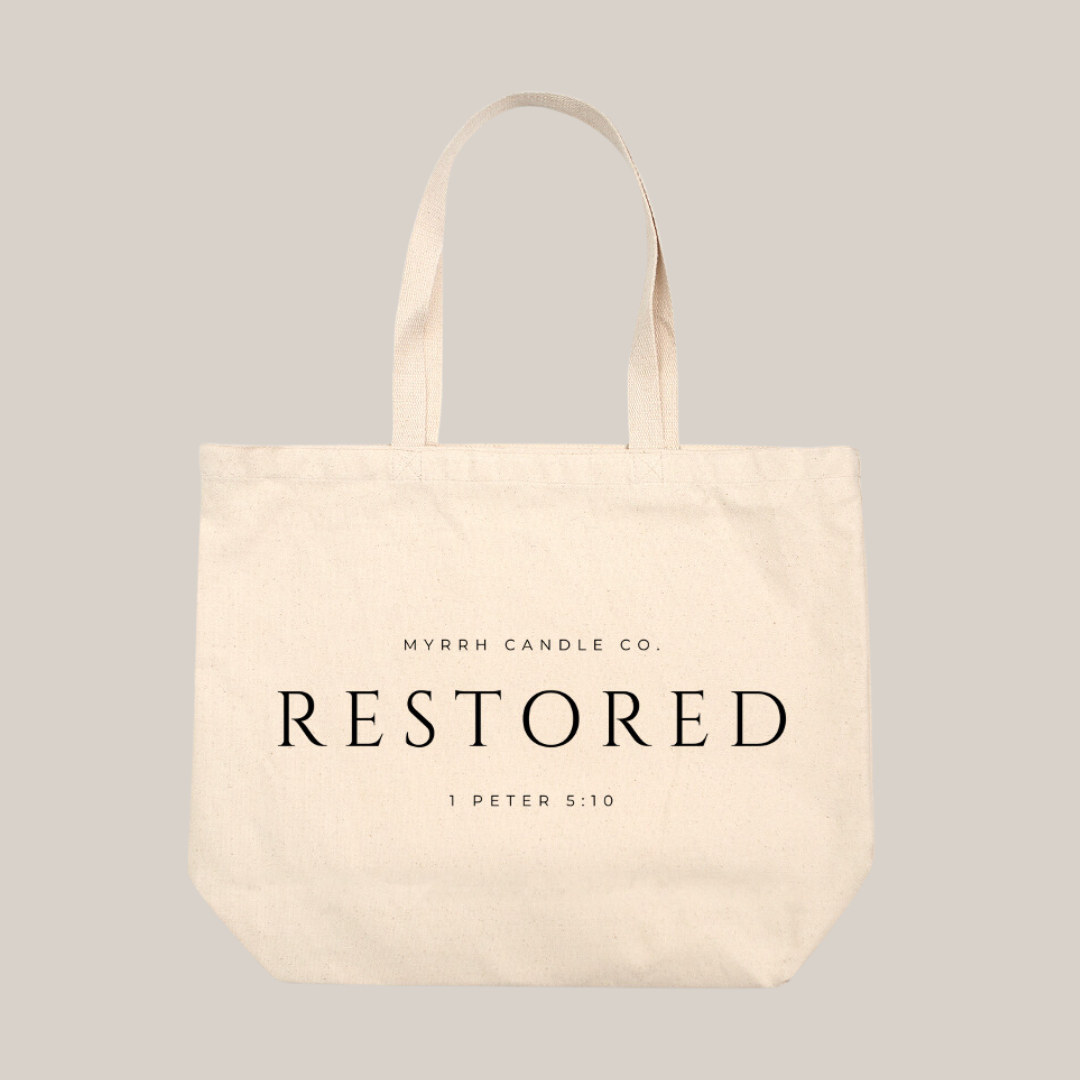 RESTORED Jumbo Canvas Tote