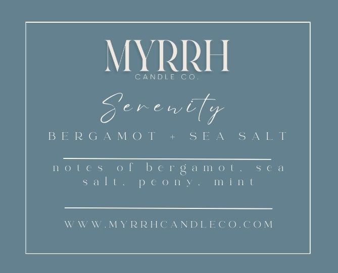 BLOOM Serenity | Bergamot + Sea Salt