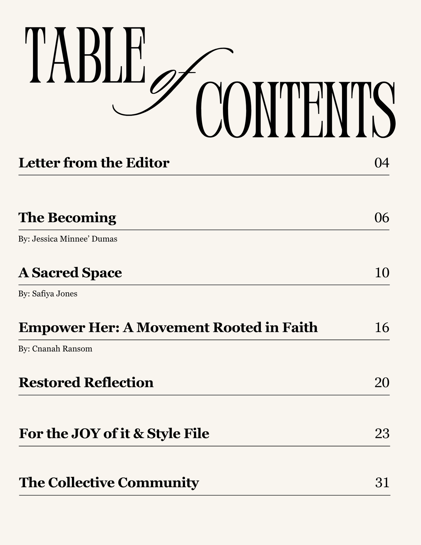 SANCTUARY MAGAZINE: Becoming — Second Edition